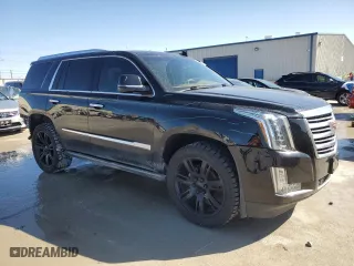 2017 Cadillac Escalade Platinum with VIN 1GYS4DKJ0HR383188, listed as a Copart auction lot 46273925 with 129,933 mi miles and Salvage Title. Bid and sale history available at carsss.com. Image 4.
