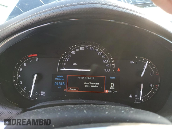 2019 Cadillac XTS Luxury with VIN 2G61M5S34K9100949, listed as a Copart auction lot 74001414 with 21,816 mi miles and Salvage Title. Bid and sale history available at DreamBid. Image 9.