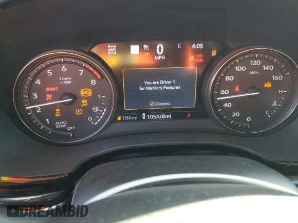 2020 Cadillac XT6 AWD Premium Luxury with VIN 1GYKPFRS3LZ102883, listed as a Copart auction lot 75562674 with 105,428 mi miles and Non Repairable. Bid and sale history available at carsss.com. Image 9.