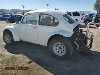 1969 Volkswagen Beetle with VIN 1190492991, listed as a Copart auction lot 46462205 with 18,726 mi miles and Clean Title. Bid and sale history available at DreamBid. Image 2.