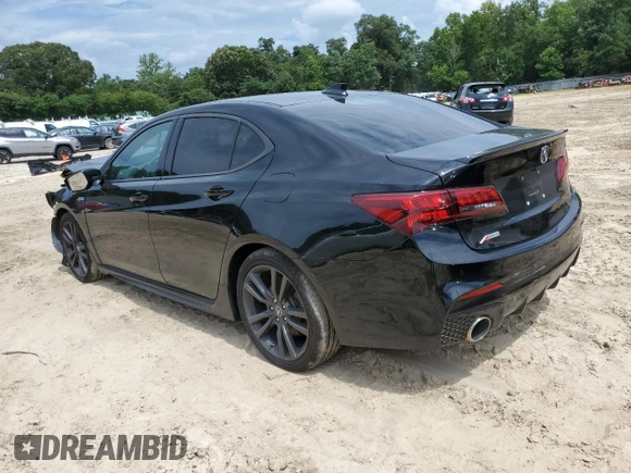 2020 Acura TLX w/A-Spec Pkg with VIN 19UUB1F6XLA010936, listed as a Copart auction lot 60914073 with 0 mi miles. Bid and sale history available at carsss.com. Image 2.