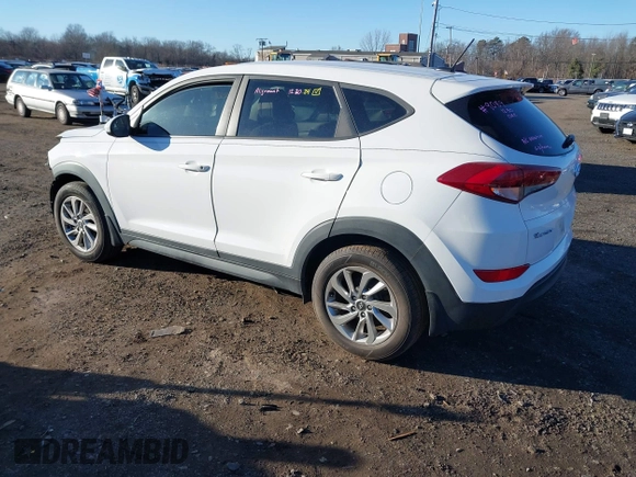 2017 Hyundai Tucson SE with VIN KM8J23A47HU291596, listed as a IAAI auction lot 41289118 with 55,876 mi miles and . Bid and sale history available at DreamBid. Image 3.