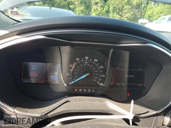 2017 Ford Fusion SE with VIN 3FA6P0H77HR346846, listed as a Copart auction lot 61825065 with 100,245 mi miles and Salvage title. Bid and sale history available at DreamBid. Image 9.