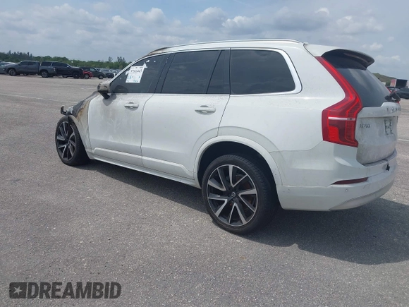2022 Volvo XC90 Momentum with VIN YV4A22PK9N1828015, listed as a IAAI auction lot 37161443 with 1 mi miles. Bid and sale history available at carsss.com. Image 3.