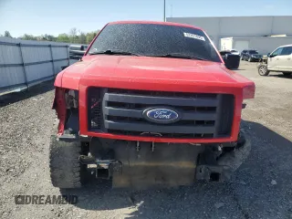 2010 Ford F-150 XL with VIN 1FTEX1EW2AFD63077, listed as a Copart auction lot 52281895 with 160,087 mi miles and Salvage Title. Bid and sale history available at carsss.com. Image 5.