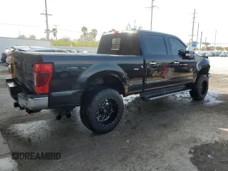 2021 Ford Super Duty F-250 SRW XL with VIN 1FT7W2BT1MEC51277, listed as a Copart auction lot 43544475 with 99,324 mi miles and Salvage Title. Bid and sale history available at carsss.com. Image 3.