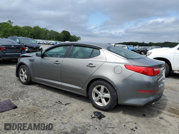 2015 Kia Optima LX with VIN 5XXGM4A76FG515579, listed as a Copart auction lot 60132045 with 156,043 mi miles and Clean title. Bid and sale history available at DreamBid. Image 2.