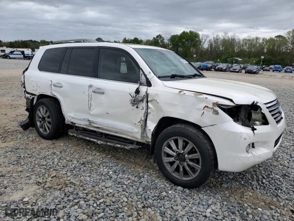 2009 Lexus LX 570 with VIN JTJHY00W394023419, listed as a Copart auction lot 48449144 with 231,719 mi miles and Non Repairable. Bid and sale history available at carsss.com. Image 4.
