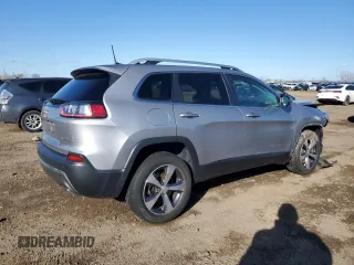 2019 Jeep Cherokee Limited with VIN 1C4PJMDX2KD383123, listed as a Copart auction lot 50244275 with Not Provided miles and Salvage Title. Bid and sale history available at DreamBid. Image 3.