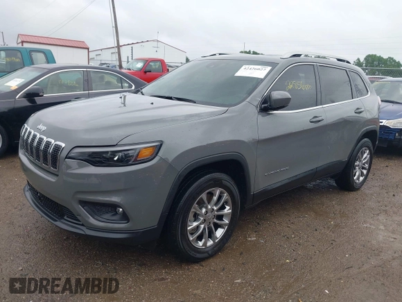 2021 Jeep Cherokee Latitude Plus with VIN 1C4PJMLB4MD101492, listed as a IAAI auction lot 42426027 with 22,856 mi miles and . Bid and sale history available at DreamBid. Image 2.
