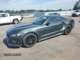 2015 Ford Mustang EcoBoost with VIN 1FA6P8TH0F5354186, listed as a Copart auction lot 60680085 with 184,628 mi miles and Salvage title. Bid and sale history available at DreamBid. Image 1.