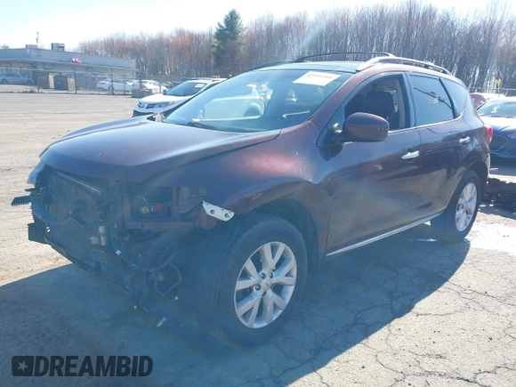 2013 Nissan Murano SV with VIN JN8AZ1MW4DW310576, listed as a IAAI auction lot 41916168 with 192,062 mi miles. Bid and sale history available at carsss.com. Image 18.