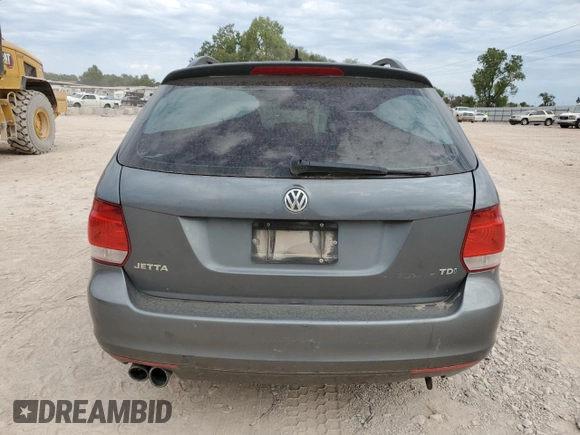 2011 Volkswagen Jetta SportWagen TDI with VIN 3VWPL7AJXBM637965, listed as a Copart auction lot 72217674 with 280,500 mi miles and Salvage Title. Bid and sale history available at carsss.com. Image 6.
