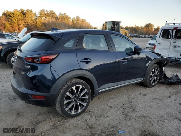 2019 Mazda CX-3 Grand Touring with VIN JM1DKFD75K0428042, listed as a Copart auction lot 83204684 with 55,220 mi miles and Salvage Title. Bid and sale history available at carsss.com. Image 3.