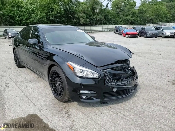 2015 Infiniti Q70L with VIN JN1BY1PR5FM831039, listed as a Copart auction lot 65318994 with 89,246 mi miles and Salvage Title. Bid and sale history available at carsss.com. Image 12.