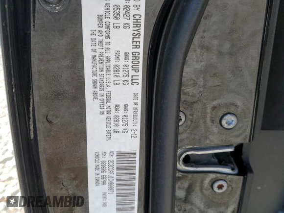 2012 Chrysler 300 SRT8 with VIN 2C3CCAFJ1CH800871, listed as a Copart auction lot 51659455 with 105,561 mi miles and Salvage Title. Bid and sale history available at carsss.com. Image 12.