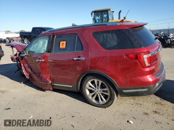 2019 Ford Explorer Limited z VIN 1FM5K7FH1KGB38836, wystawiony jako Copart lot #79346784 z przebiegiem Nie podano mil oraz Szkoda całkowita • Salvage title. Historia ofert i sprzedaży dostępna na DreamBid. Obrazek 2.
