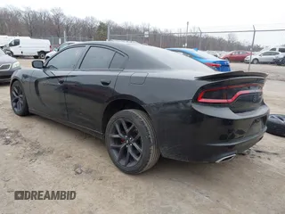 2019 Dodge Charger SXT with VIN 2C3CDXBG2KH745100, listed as a IAAI auction lot 41783611 with 81,805 mi miles. Bid and sale history available at carsss.com. Image 3.