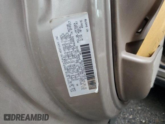 2002 Toyota Sienna LE with VIN 4T3ZF13C92U474786, listed as a Copart auction lot 83051724 with 195,429 mi miles and Salvage Title. Bid and sale history available at carsss.com. Image 13.