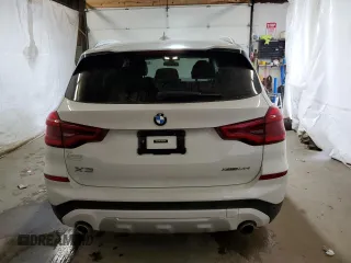 2021 BMW X3 xDrive30i with VIN 5UXTY5C06M9E17026, listed as a Copart auction lot 46470565 with 34,166 mi miles and Salvage Title. Bid and sale history available at DreamBid. Image 6.