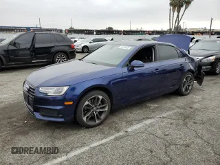 2019 Audi A4 Premium with VIN WAUGMAF42KN017369, listed as a Copart auction lot 58519425 with 38,049 mi miles and Salvage title. Bid and sale history available at DreamBid. Image 1.