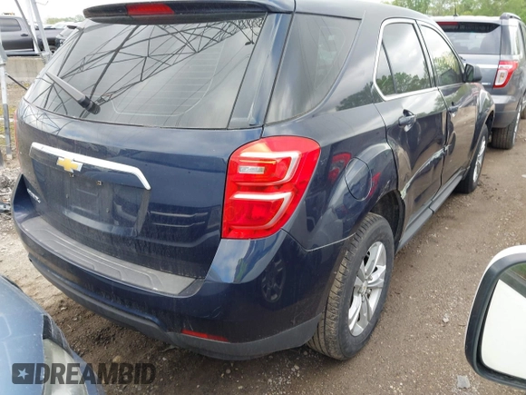 2017 Chevrolet Equinox LS with VIN 2GNALBEKXH1526421, listed as a IAAI auction lot 42156099 with 140,986 mi miles and . Bid and sale history available at carsss.com. Image 4.