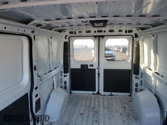 2023 Ram ProMaster Cargo with VIN 3C6LRVAG7PE585146, listed as a Copart auction lot 71391784 with 2,872 mi miles and Salvage Title. Bid and sale history available at DreamBid. Image 10.