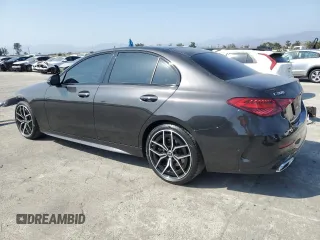 2023 Mercedes-Benz C 300 with VIN W1KAF4GB2PR106270, listed as a Copart auction lot 59403885 with 17,554 mi miles and Salvage title. Bid and sale history available at DreamBid. Image 2.