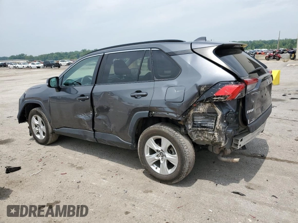 2021 Toyota RAV4 XLE with VIN 2T3W1RFVXMC102648, listed as a Copart auction lot 59706965 with 85,545 mi miles and Salvage title. Bid and sale history available at DreamBid. Image 2.