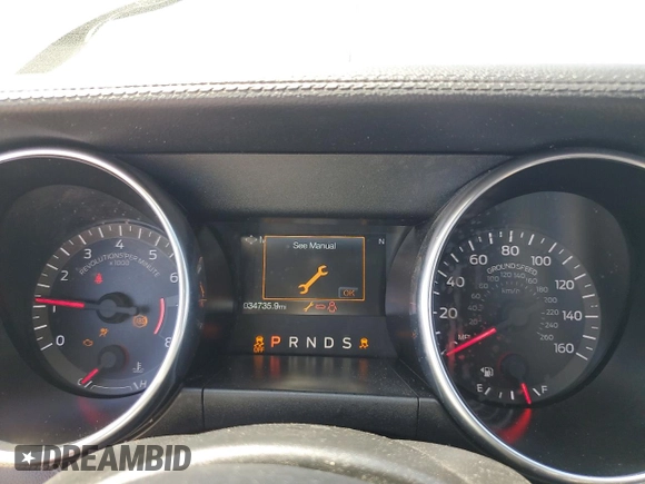 2020 Ford Mustang EcoBoost with VIN 1FA6P8TH5L5179011, listed as a Copart auction lot 63794115 with 34,735 mi miles and Salvage title. Bid and sale history available at DreamBid. Image 9.