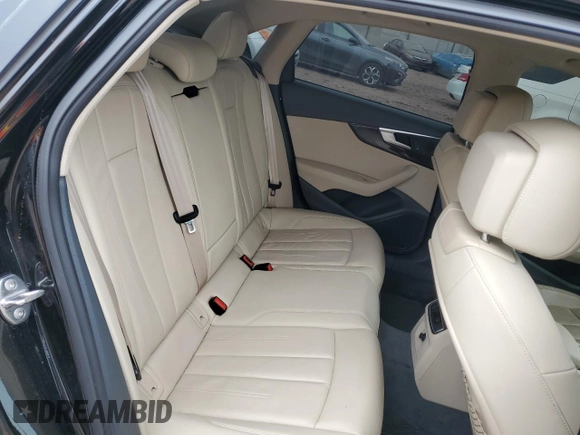 2019 Audi A4 Premium with VIN WAUDNAF4XKA108414, listed as a Copart auction lot 49085995 with 43,536 mi miles and Salvage Title. Bid and sale history available at DreamBid. Image 10.