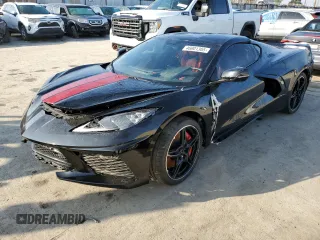 2023 Chevrolet Corvette 2LT with VIN 1G1YB2D4XP5110193, listed as a Copart auction lot 46001305 with 33,546 mi miles and Salvage Title. Bid and sale history available at carsss.com. Image 1.