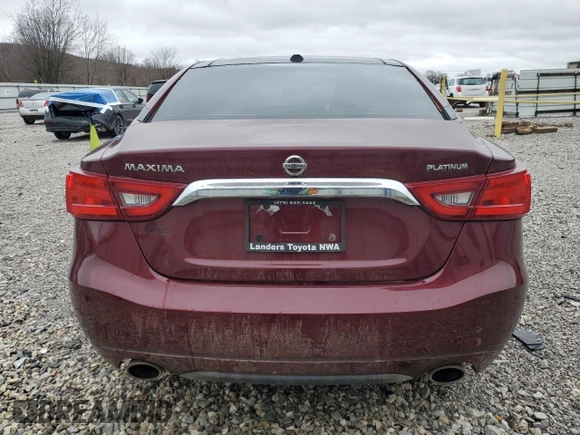 2018 Nissan Maxima Platinum z VIN 1N4AA6AP3JC371045, wystawiony jako Copart lot #43171805 z przebiegiem 62 223 mil mil oraz Szkoda całkowita • Salvage title. Historia ofert i sprzedaży dostępna na DreamBid. Obrazek 6.