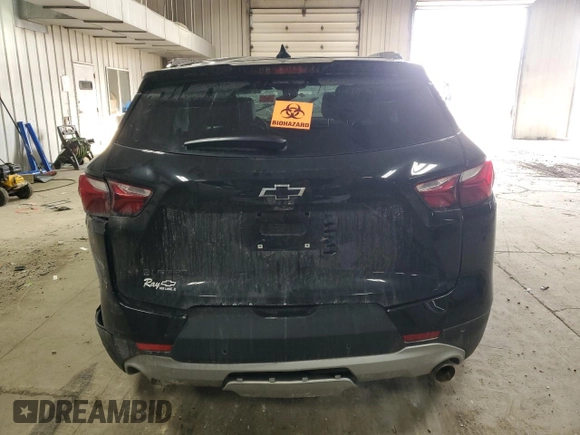 2021 Chevrolet Blazer LT with VIN 3GNKBDRS4MS532047, listed as a Copart auction lot 47132855 with Not provided miles and Non repairable. Bid and sale history available at DreamBid. Image 6.