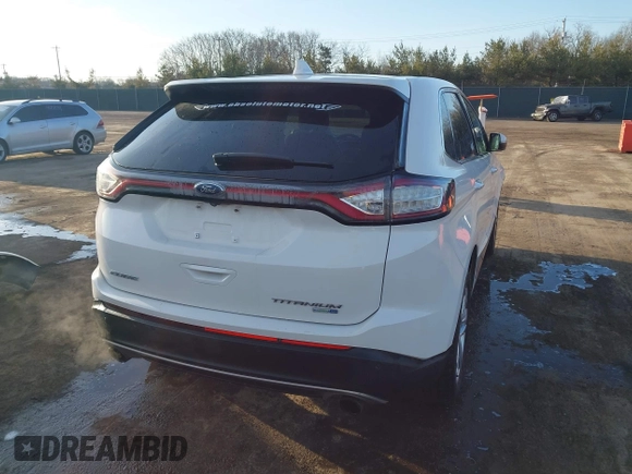 2017 Ford Edge Titanium with VIN 2FMPK4K98HBB31582, listed as a IAAI auction lot 41752885 with 119,196 mi miles. Bid and sale history available at carsss.com. Image 4.
