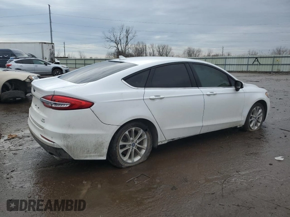 2020 Ford Fusion SE with VIN 3FA6P0HD9LR263756, listed as a Copart auction lot 47646955 with 59,130 mi miles and Salvage Title. Bid and sale history available at carsss.com. Image 3.