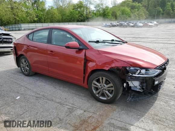 2018 Hyundai Elantra SEL z VIN 5NPD84LF7JH373008, wystawiony jako Copart lot #56571155 z przebiegiem 66 448 mil mil oraz Szkoda całkowita • Salvage title. Historia ofert i sprzedaży dostępna na DreamBid. Obrazek 4.