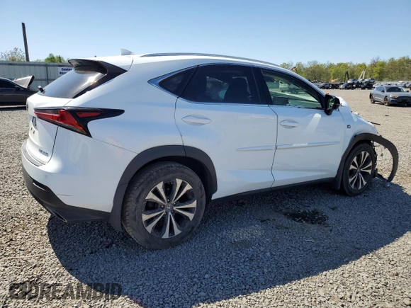 2019 Lexus NX 300 z VIN JTJBARBZ3K2192198, wystawiony jako Copart lot #54915315 z przebiegiem 127 646 mil mil oraz Szkody całkowita. Historia ofert i sprzedaży dostępna na DreamBid. Obrazek 3.