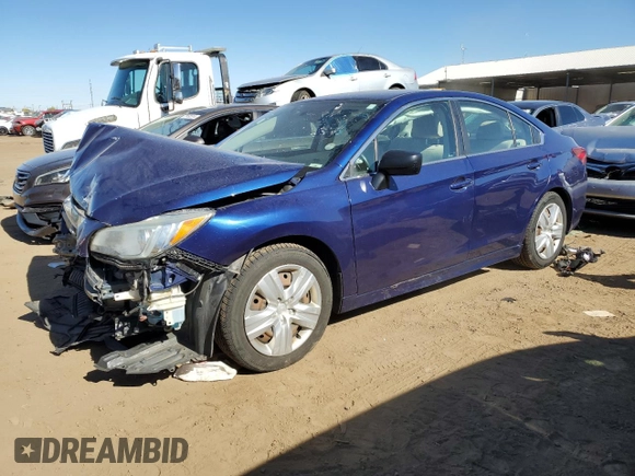 2015 Subaru Legacy 2.5i with VIN 4S3BNBA67F3068358, listed as a Copart auction lot 77262644 with 101,333 mi miles and Salvage title. Bid and sale history available at DreamBid. Image 1.