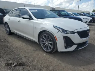 2020 Cadillac CT5 Sport with VIN 1G6DP5RK1L0155856, listed as a Copart auction lot 60001044 with 42,704 mi miles and Non Repairable. Bid and sale history available at carsss.com. Image 4.
