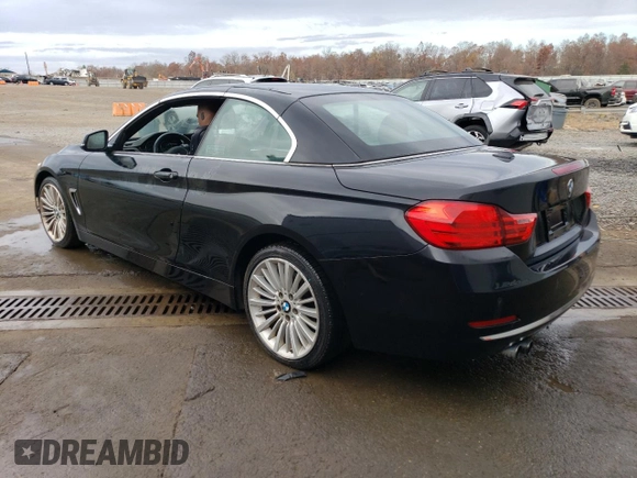 2014 BMW 4 Series 428i xDrive with VIN WBA3T1C55EPS98364, listed as a Copart auction lot 38431574 with 69,984 mi miles and Salvage Title. Bid and sale history available at carsss.com. Image 2.