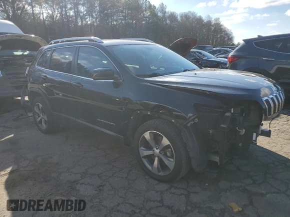 2020 Jeep Cherokee Limited with VIN 1C4PJLDB8LD525619, listed as a Copart auction lot 46681475 with 85,316 mi miles and Salvage Title. Bid and sale history available at carsss.com. Image 4.