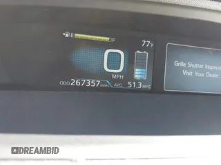 2018 Toyota Prius Two with VIN JTDKARFU9J3065238, listed as a IAAI auction lot 41676208 with 267,357 mi miles. Bid and sale history available at carsss.com. Image 7.