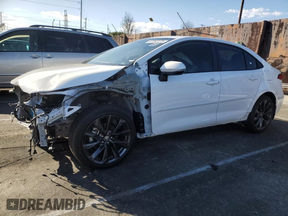 2024 Toyota Corolla SE with VIN 5YFS4MCE7RP190653, listed as a Copart auction lot 47262275 with 9,797 mi miles and Salvage Title. Bid and sale history available at DreamBid. Image 1.