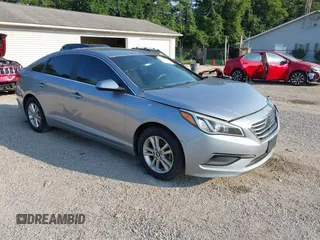 2016 Hyundai Sonata SE with VIN 5NPE24AF3GH295439, listed as a IAAI auction lot 42687515 with 159,830 mi miles and . Bid and sale history available at DreamBid. Image 1.