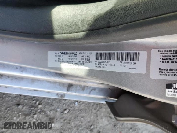 2015 Chrysler 200 C with VIN 1C3CCCCB6FN544974, listed as a Copart auction lot 51421285 with 195,262 mi miles and Salvage Title. Bid and sale history available at DreamBid. Image 12.