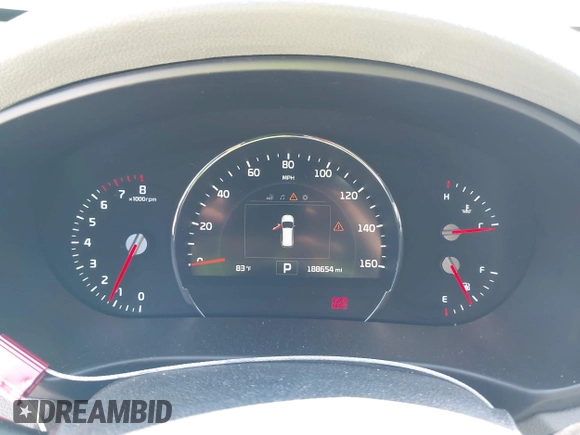 2016 Kia Sorento EX with VIN 5XYPHDA52GG158367, listed as a IAAI auction lot 42205813 with 188,654 mi miles and . Bid and sale history available at DreamBid. Image 7.