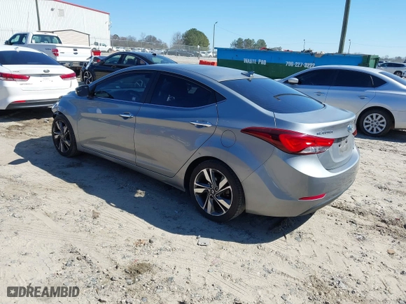 2014 Hyundai Elantra SE with VIN KMHDH4AE7EU032788, listed as a IAAI auction lot 41638876 with 135,943 mi miles. Bid and sale history available at carsss.com. Image 3.