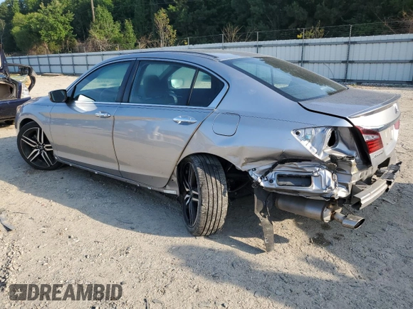 2016 Honda Accord Sport с VIN 1HGCR2F57GA133331, выставлен на аукционе Copart как лот 61716265 с пробегом 64 216 миль миль и Списание • Salvage title. История ставок и продаж доступна на DreamBid. Изображение 2.