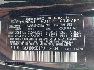 2023 Genesis GV80 z VIN KMUHBDSB1PU112034, wystawiony jako IAAI lot #42358481 z przebiegiem 49 171 mil mil oraz . Historia ofert i sprzedaży dostępna na DreamBid. Obrazek 9.